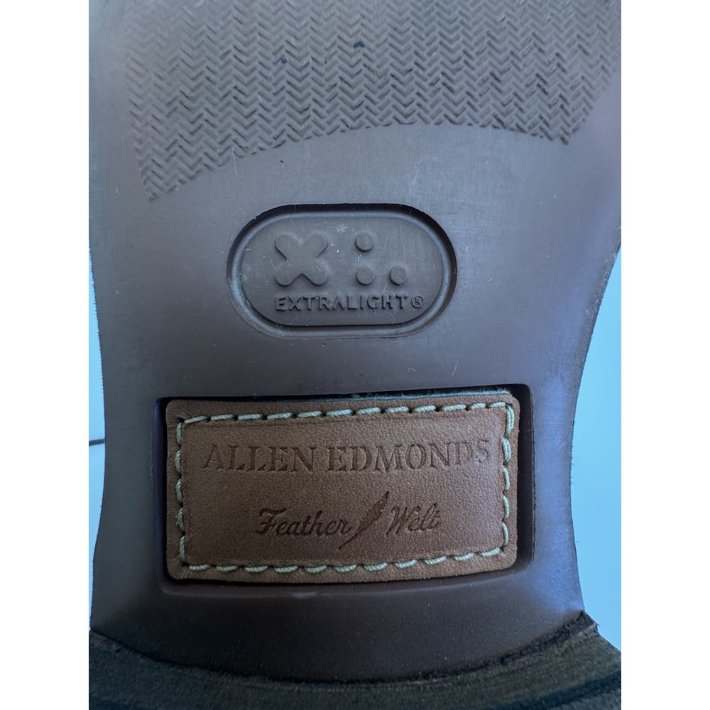 Allen Edmonds Port Washington Nomad Suede Lace Up Blue Dress Casual Shoes 9.5 D - Picture 10 of 13